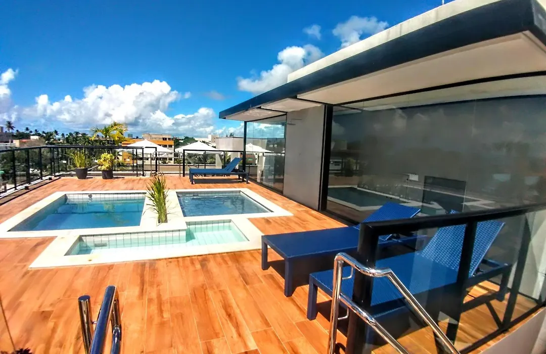 Flat 104 - Na Rua das Piscinas Naturais no Centro de Porto de Galinhas-1