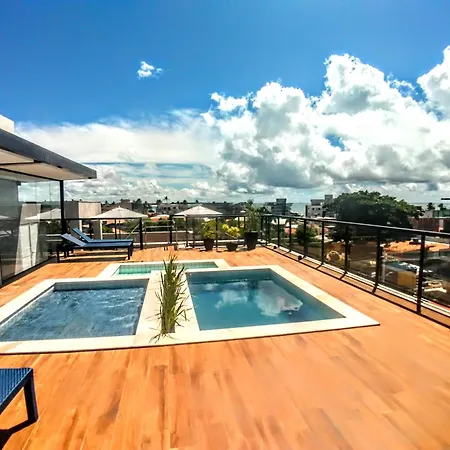 Flat 104 - Na Rua das Piscinas Naturais no Centro de Porto de Galinhas-2