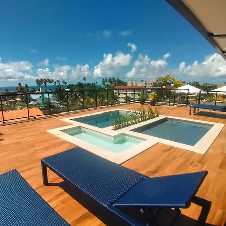 Flat 104 - Na Rua das Piscinas Naturais no Centro de Porto de Galinhas-3